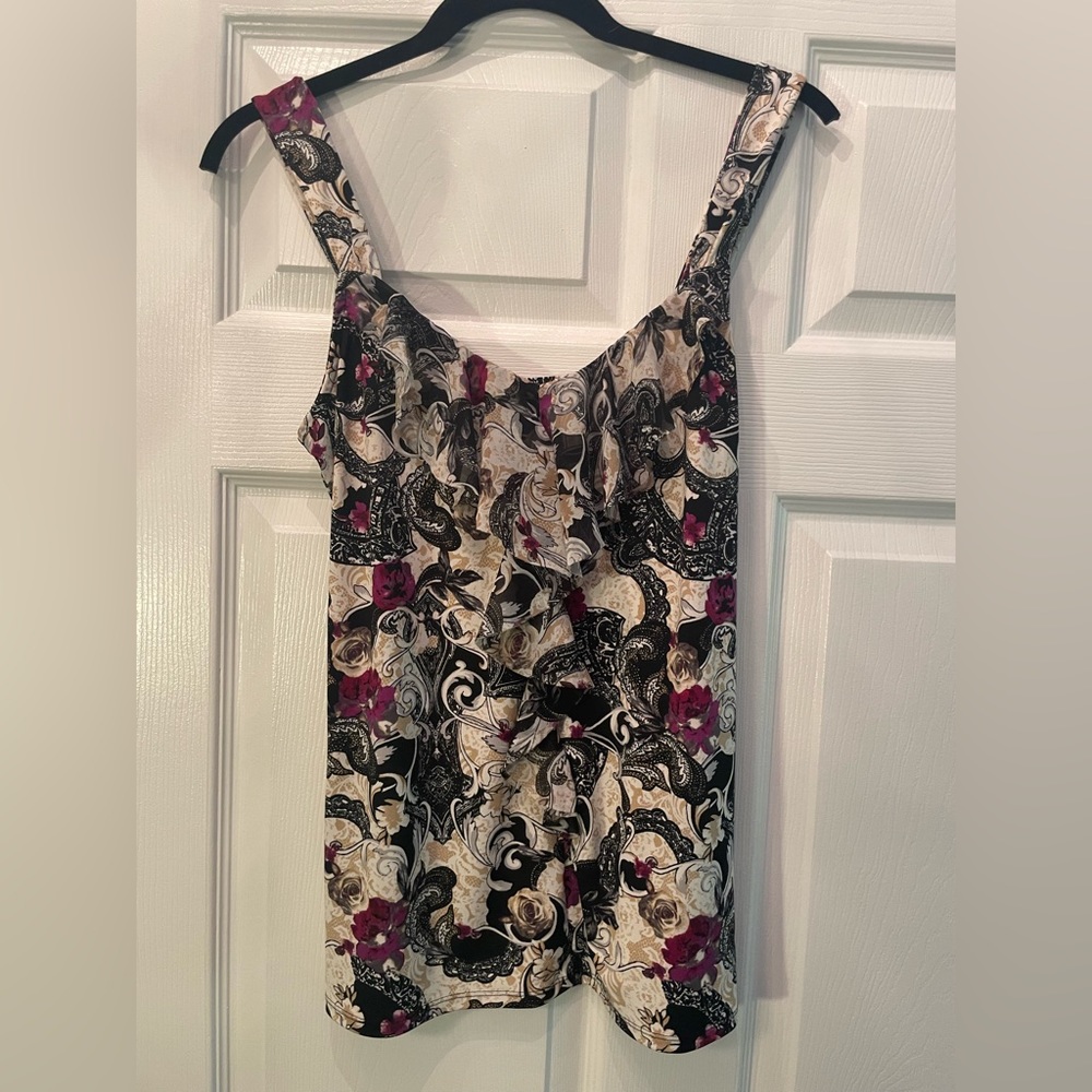 INC Beautiful Top with Ruffle accent